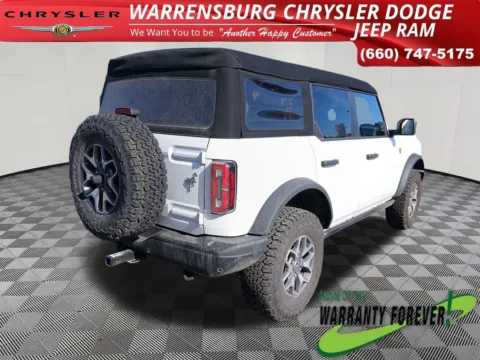 Photos of 2024 Ford Bronco Badlands for sale in Warrensburg, MO at Warrensburg Chrysler Dodge Jeep Ram Fiat