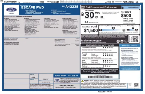 More photos of 2023 Ford Escape ST-Line at Warrensburg Chrysler Dodge Jeep Ram Fiat, MO