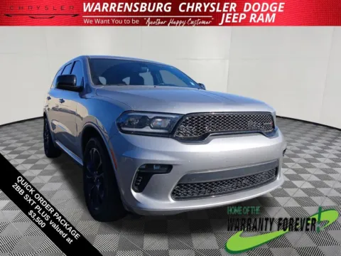 Silver 2021 Dodge Durango SXT Plus for sale in Warrensburg, MO