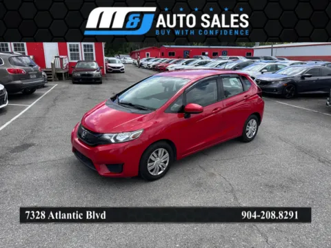 Red 2015 Honda Fit LX for sale in Jacksonville, FL