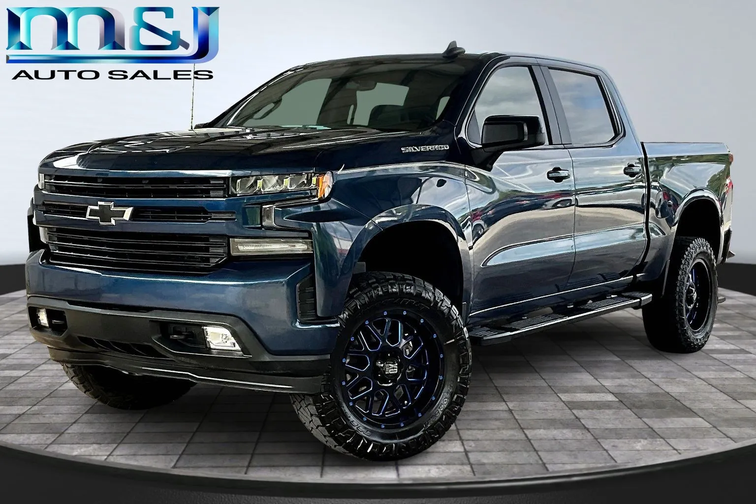 Blue 2019 Chevrolet Silverado 1500 RST for sale in Jacksonville, FL