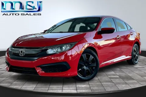 Red 2016 Honda Civic LX for sale in Jacksonville, FL