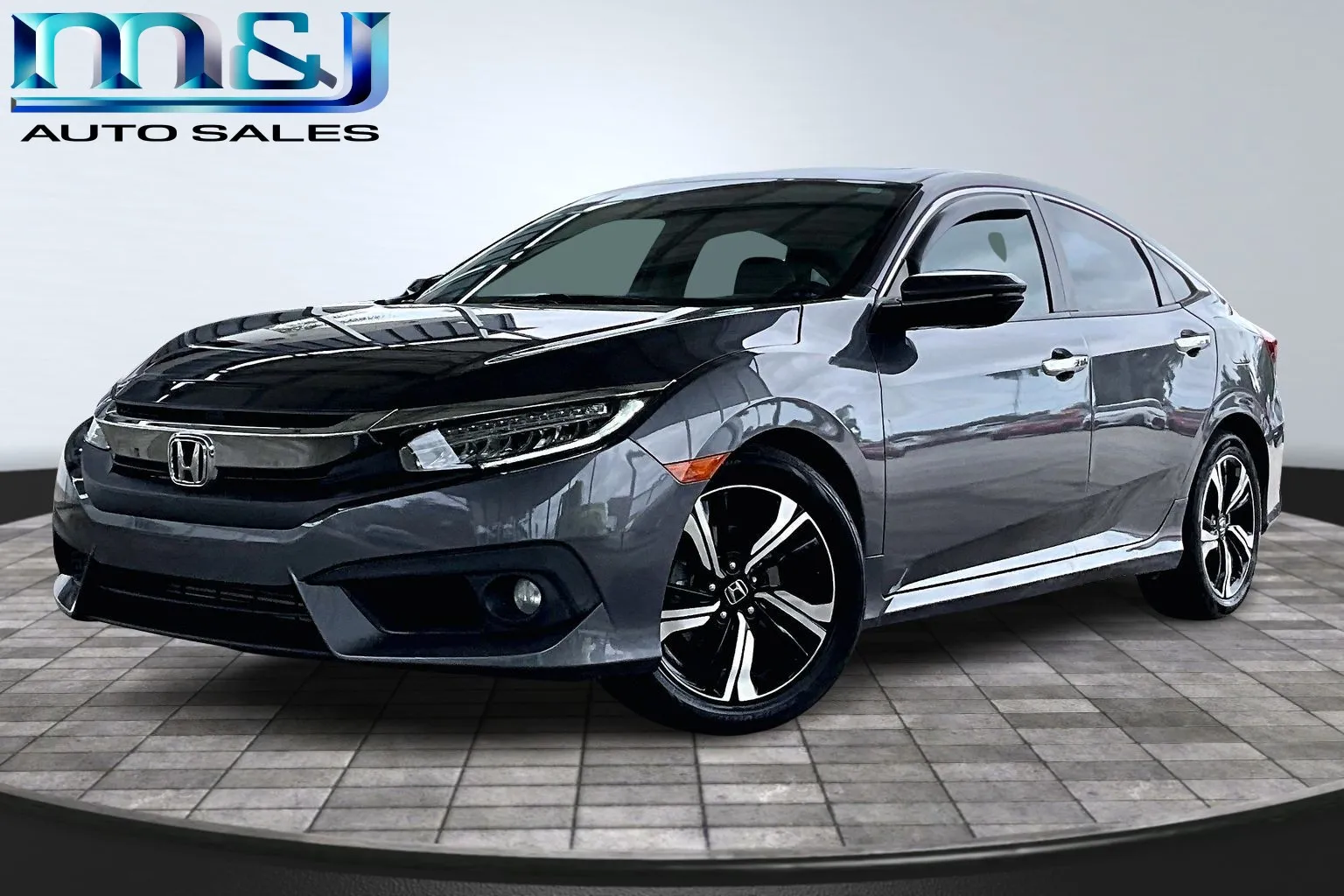 Gray 2016 Honda Civic Touring for sale in Jacksonville, FL