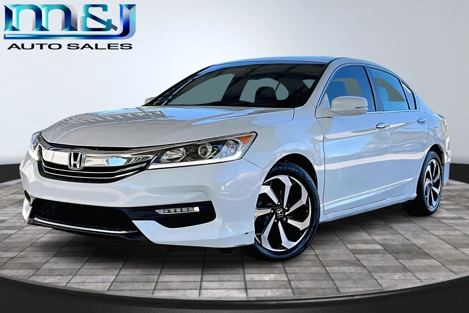 White 2016 Honda Accord EX-L V6 for sale in Jacksonville, FL