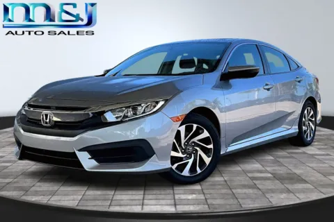 Silver 2017 Honda Civic EX for sale in Jacksonville, FL