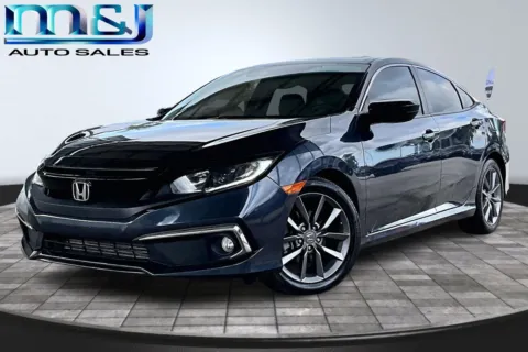 Blue 2021 Honda Civic EX-L for sale in Jacksonville, FL