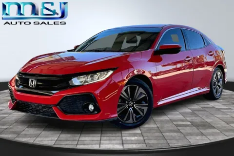 Red 2017 Honda Civic EX for sale in Jacksonville, FL
