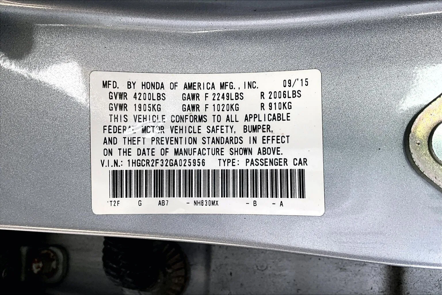 Honda Accord photo 16