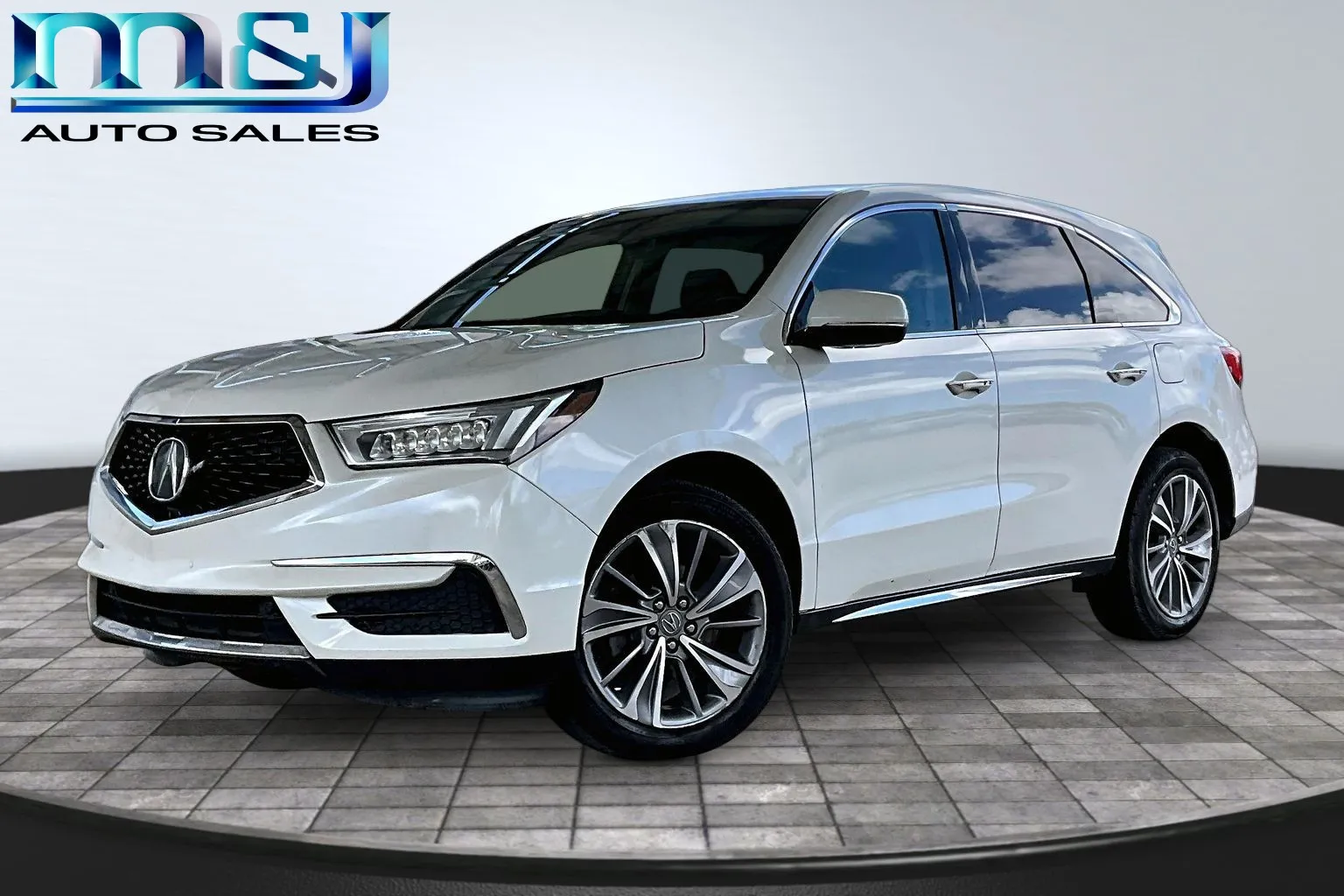 White 2018 Acura MDX SH-AWD w/Tech for sale in Jacksonville, FL