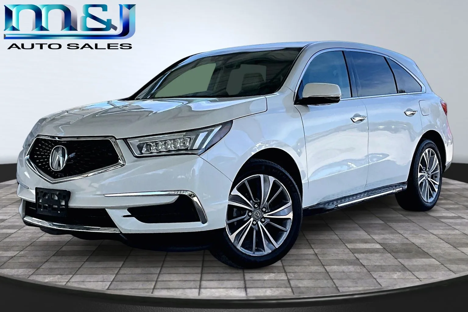 White 2018 Acura MDX SH-AWD w/Tech for sale in Jacksonville, FL