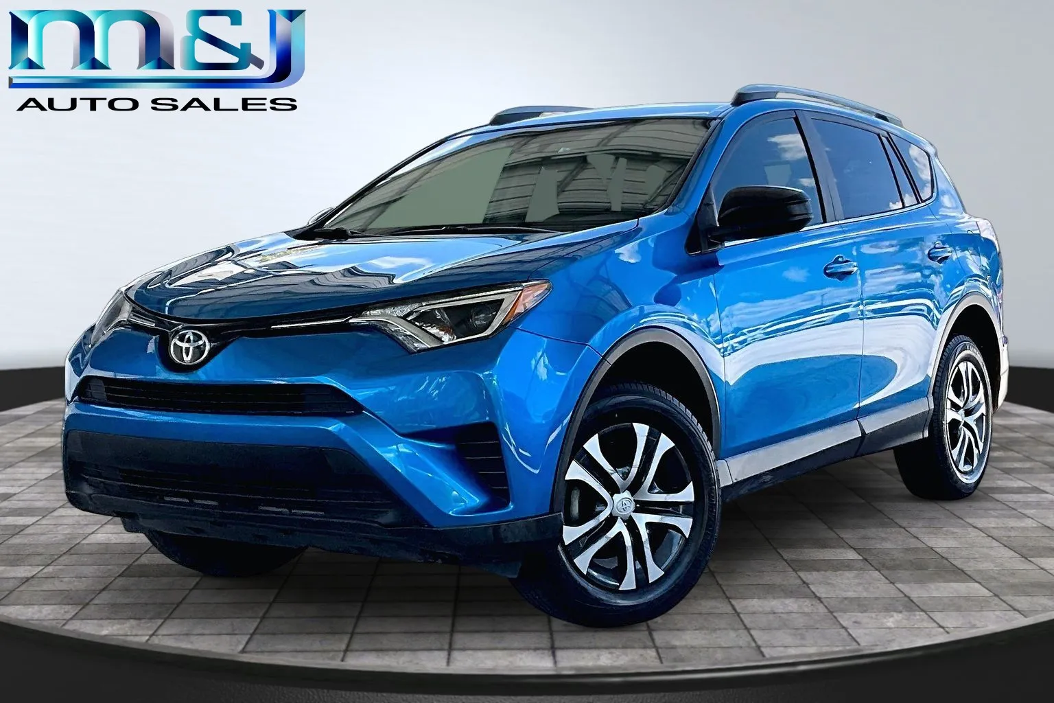 Blue 2017 Toyota RAV4 LE for sale in Jacksonville, FL