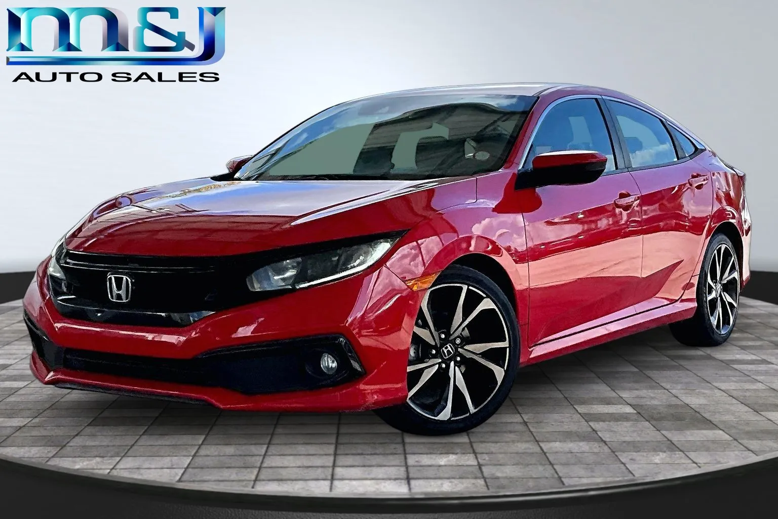 Red 2019 Honda Civic Sport for sale in Jacksonville, FL