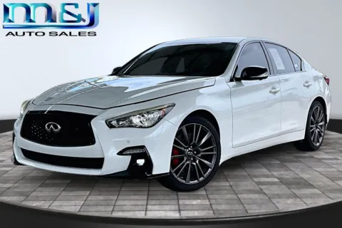 White 2021 INFINITI Q50 Red Sport 400 for sale in Jacksonville, FL