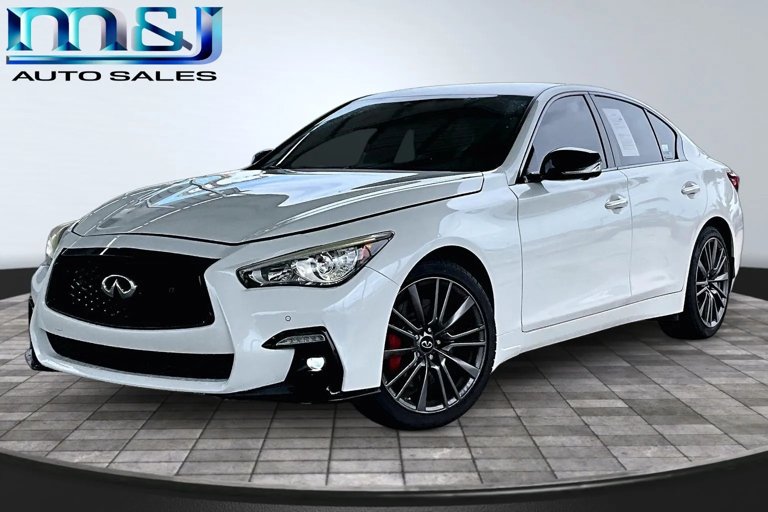 White 2021 INFINITI Q50 Red Sport 400 for sale in Jacksonville, FL