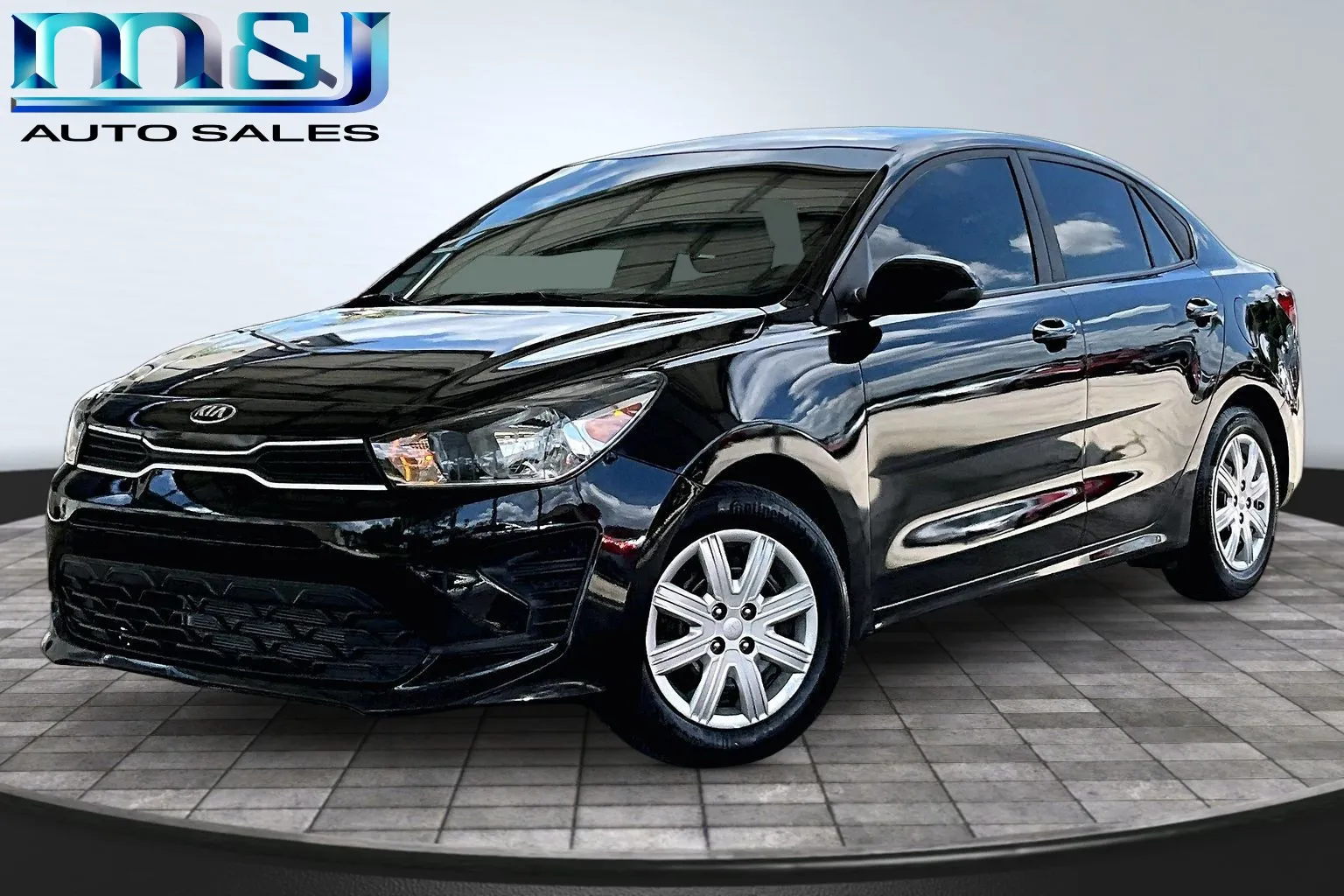 Black 2021 Kia Rio for sale in Jacksonville, FL