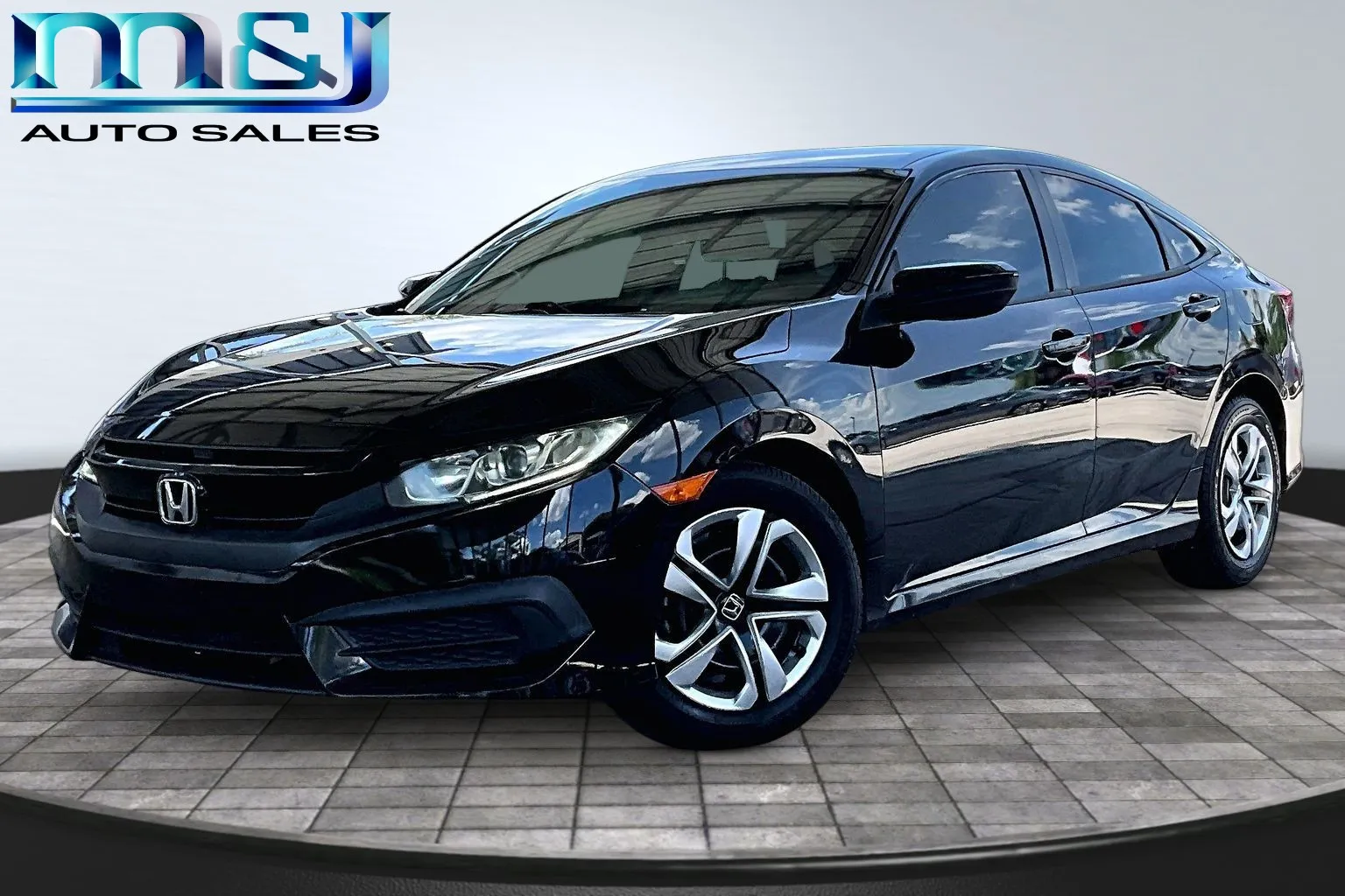 Black 2016 Honda Civic LX for sale in Jacksonville, FL