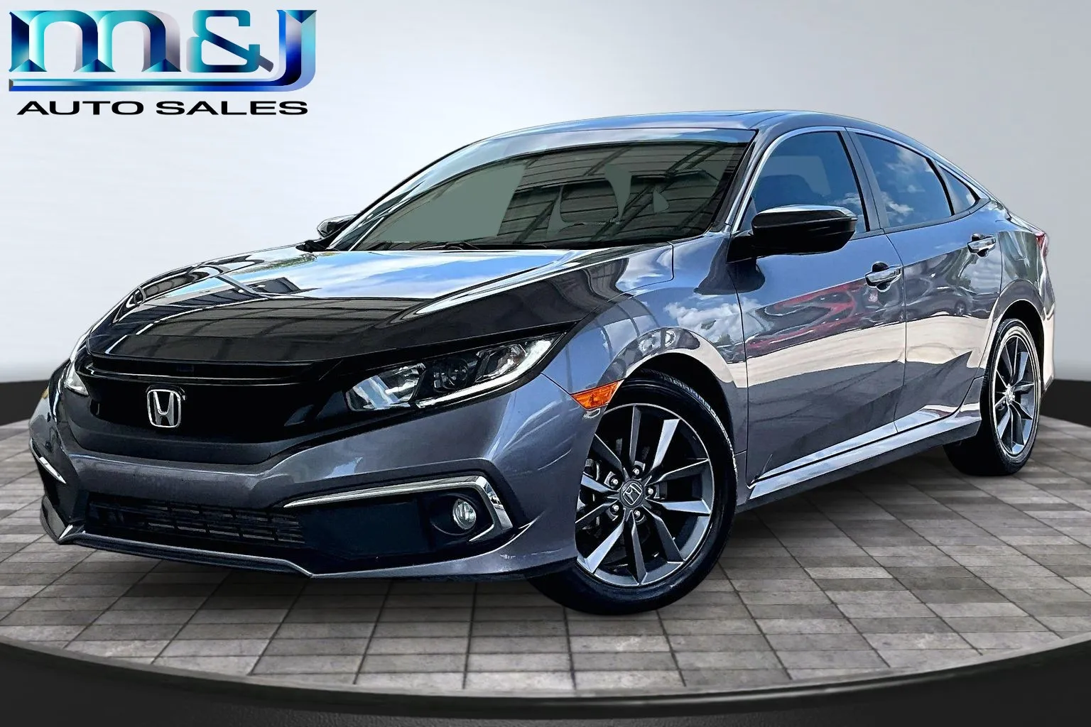 Gray 2020 Honda Civic EX for sale in Jacksonville, FL