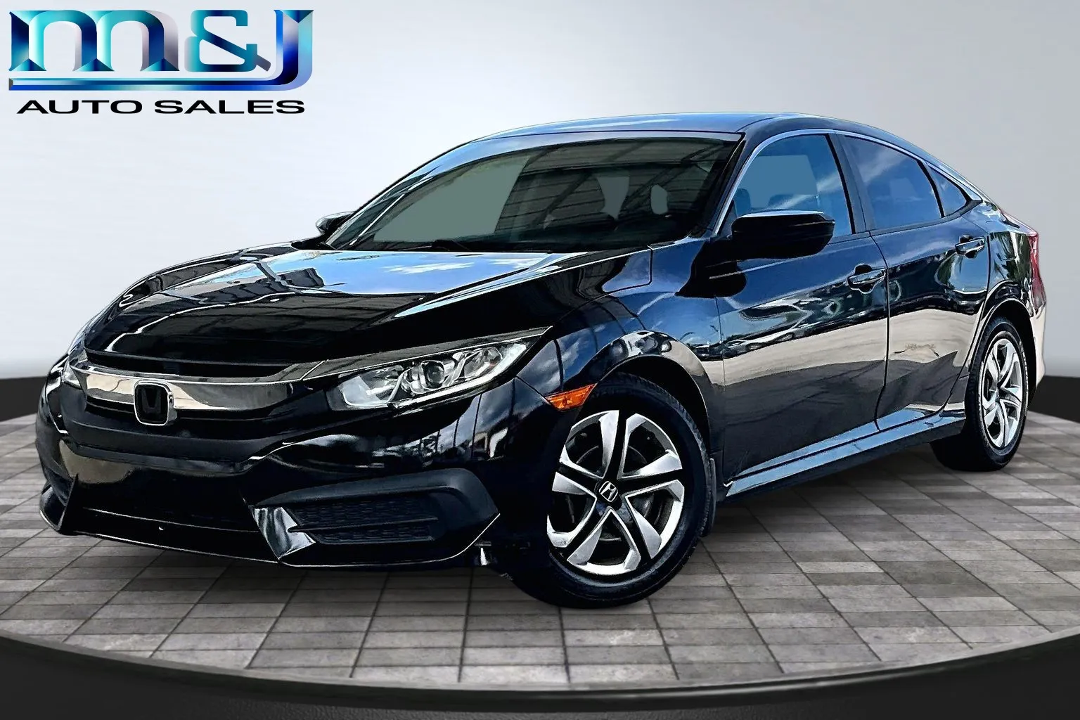 Black 2016 Honda Civic LX for sale in Jacksonville, FL
