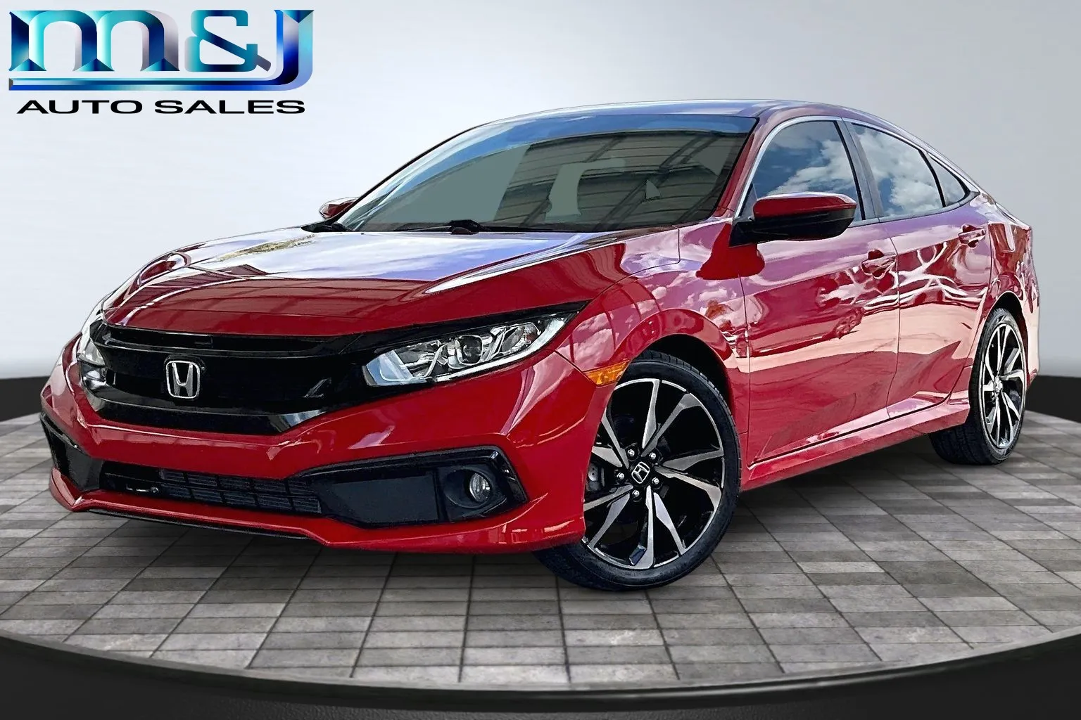 Red 2019 Honda Civic Sport for sale in Jacksonville, FL