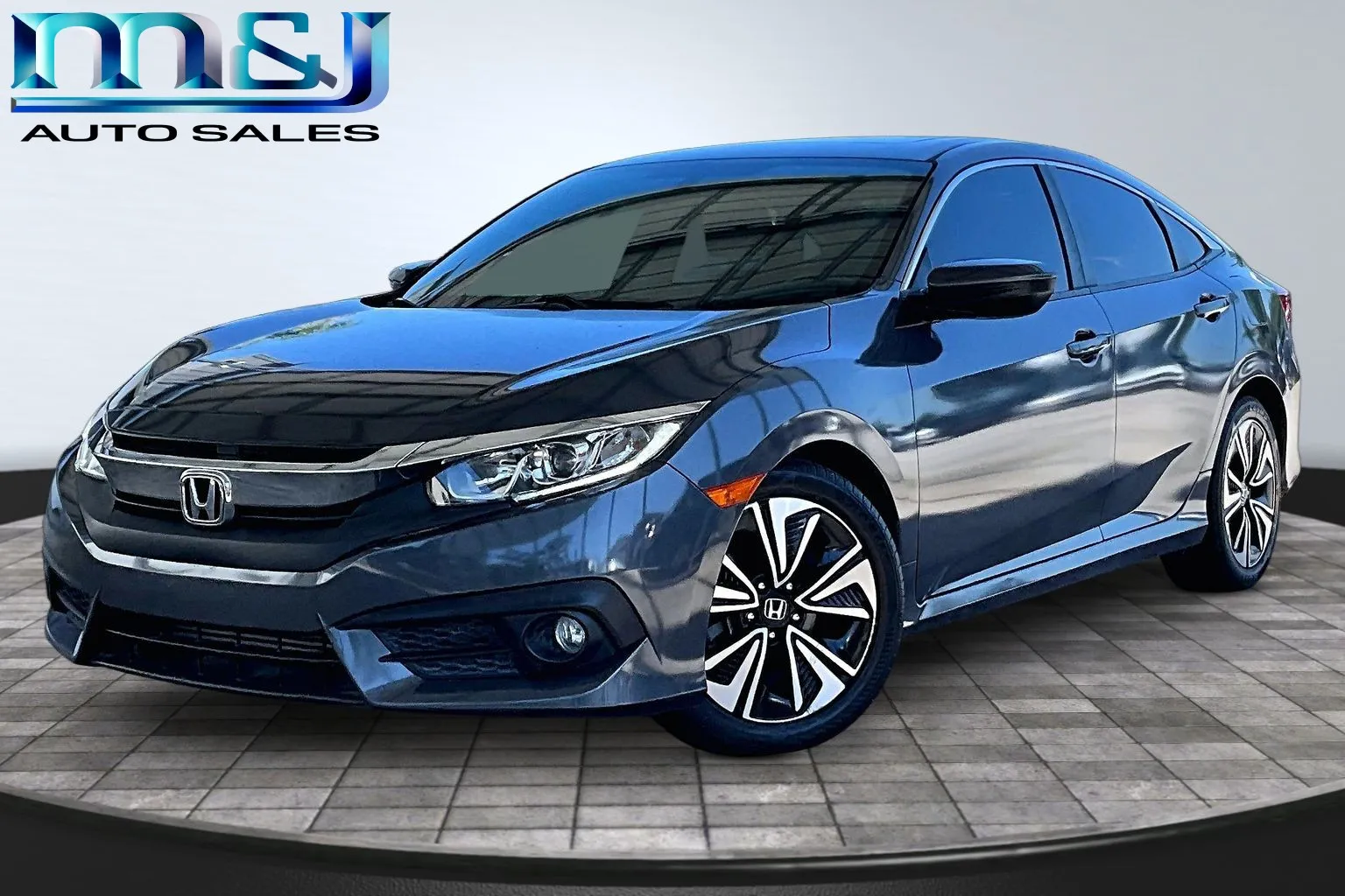 Gray 2018 Honda Civic EX-T for sale in Jacksonville, FL