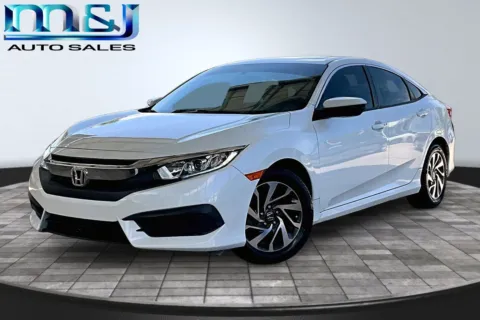 White 2017 Honda Civic EX for sale in Jacksonville, FL