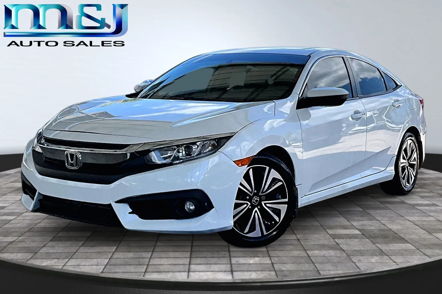 White 2016 Honda Civic for sale in Jacksonville, FL