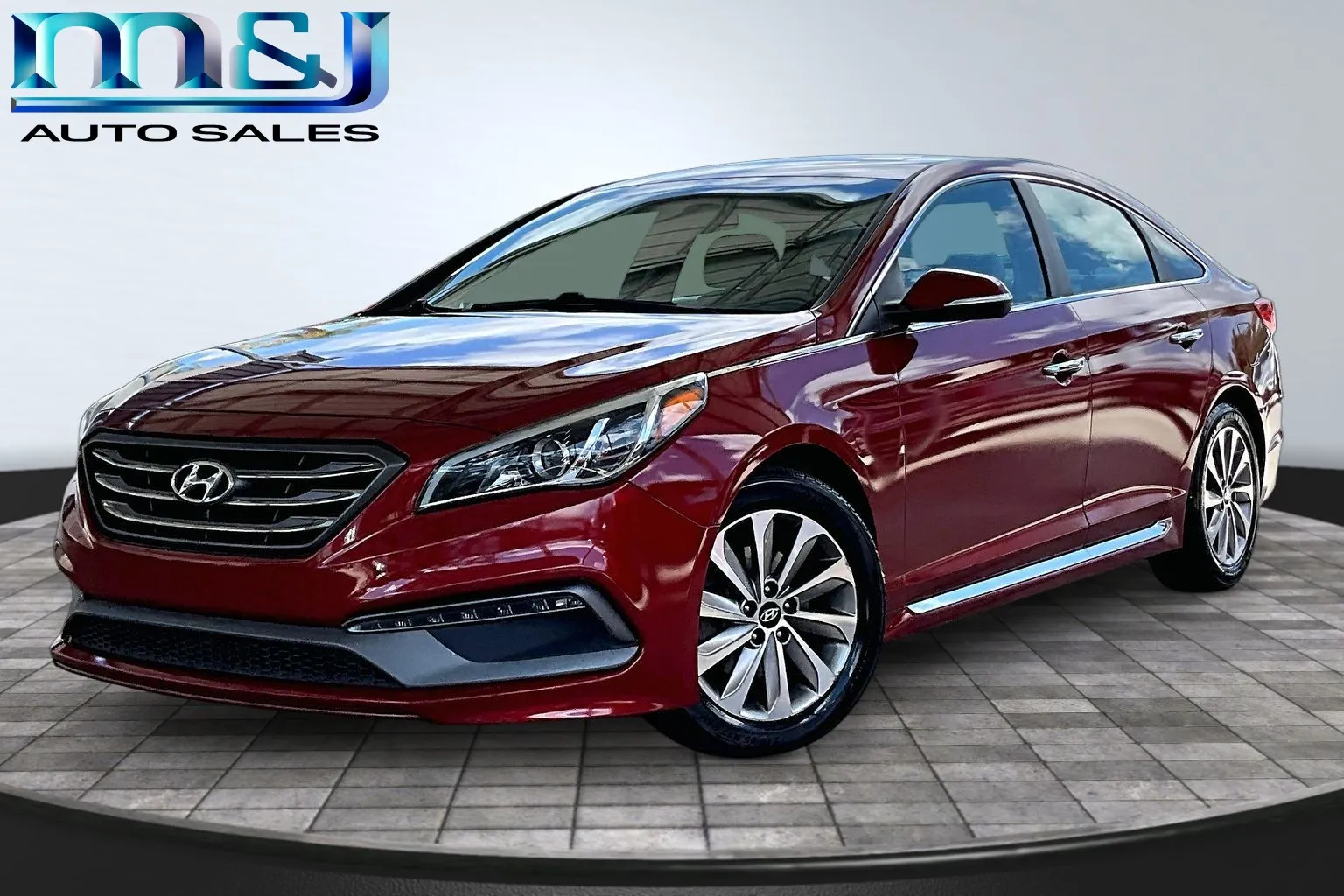 Red 2017 Hyundai SONATA Sport Tech for sale in Jacksonville, FL