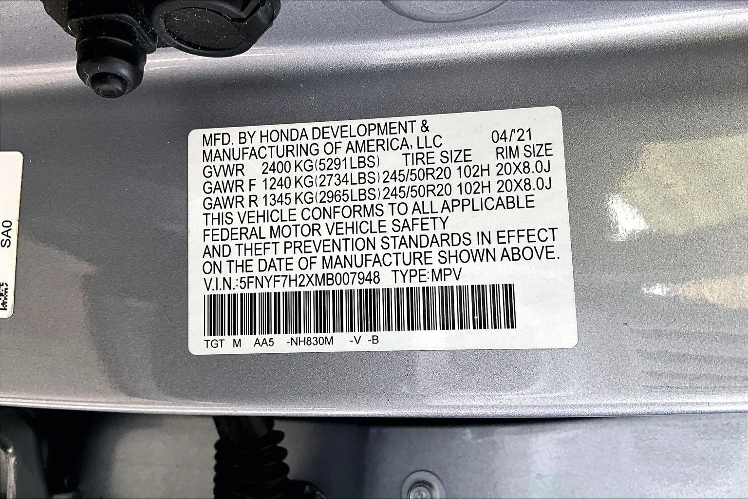 Honda Passport photo 16