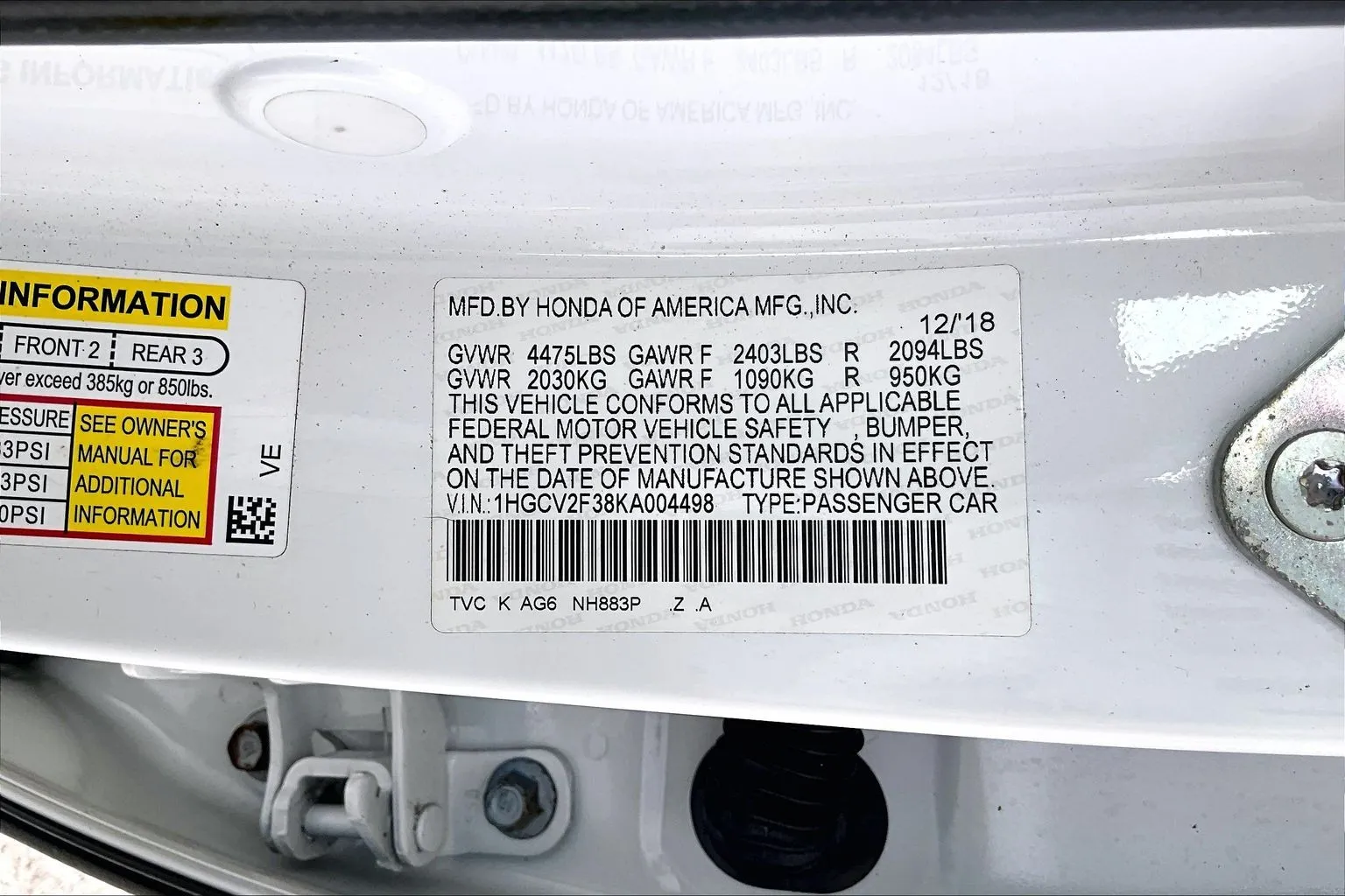 Honda Accord photo 16