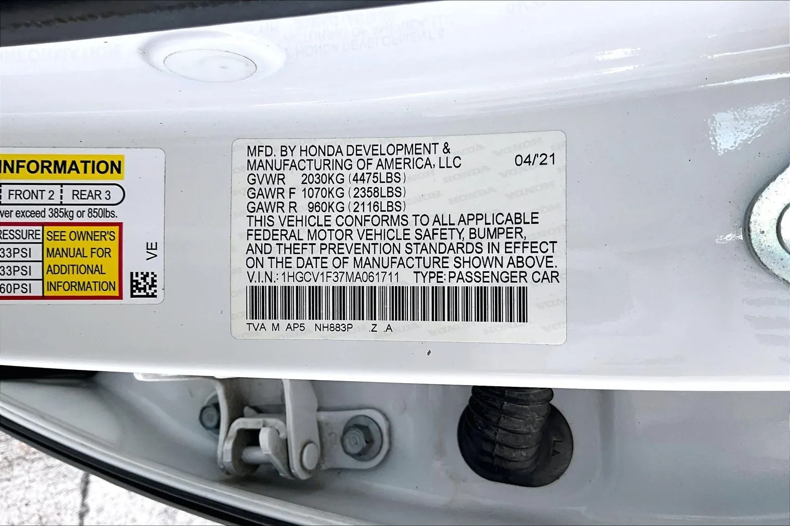 Honda Accord photo 16