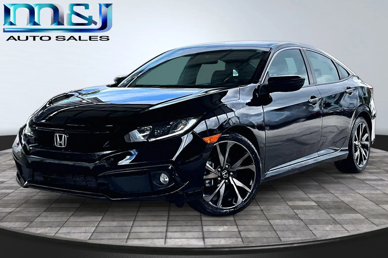 Black 2019 Honda Civic Sport for sale in Jacksonville, FL