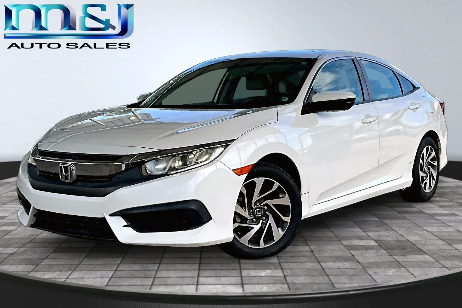 White 2018 Honda Civic EX for sale in Jacksonville, FL
