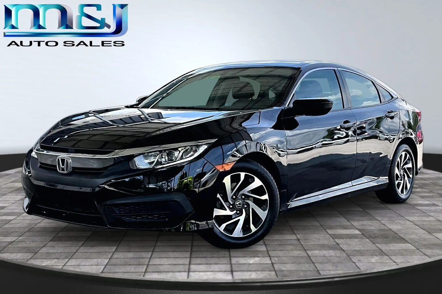 Black 2018 Honda Civic EX for sale in Jacksonville, FL