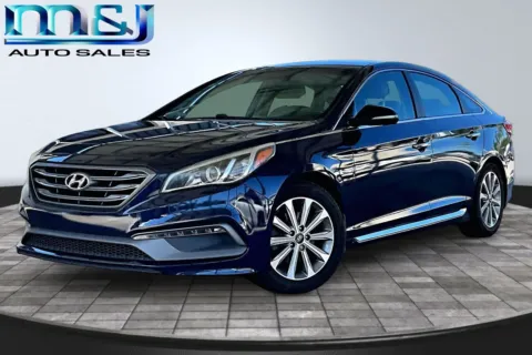 Blue 2017 Hyundai SONATA Sport Tech for sale in Jacksonville, FL