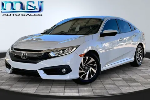 White 2017 Honda Civic EX for sale in Jacksonville, FL