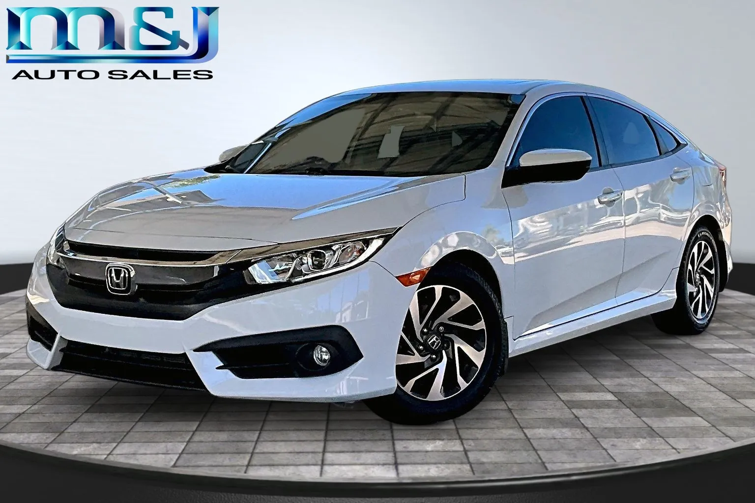 White 2017 Honda Civic EX for sale in Jacksonville, FL