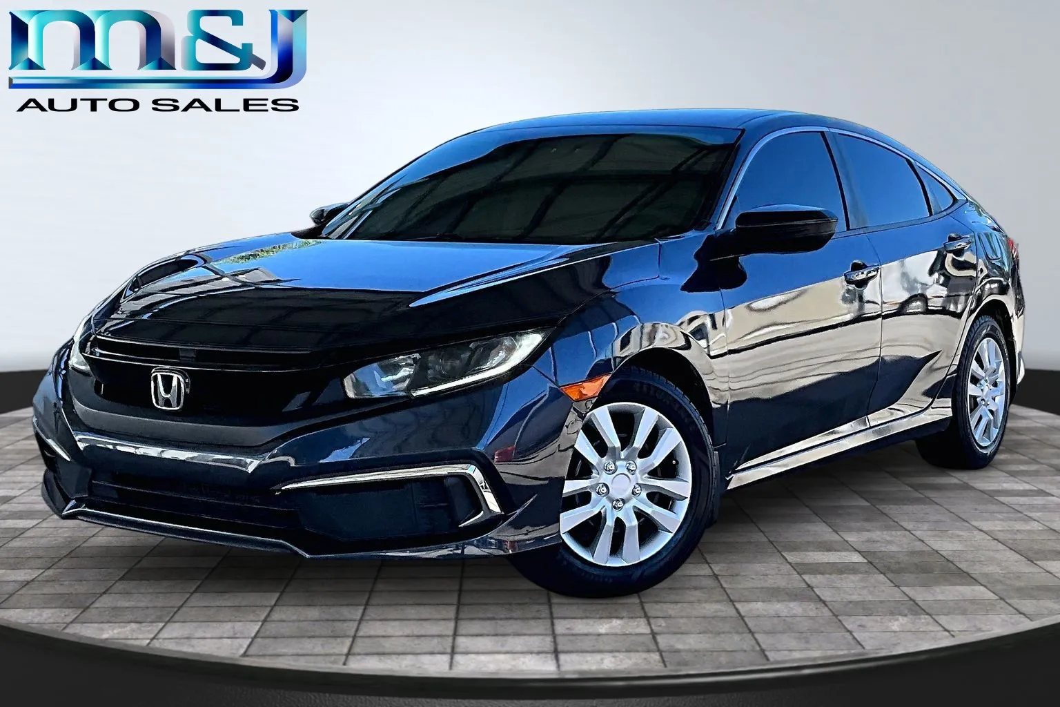 Blue 2020 Honda Civic LX for sale in Jacksonville, FL