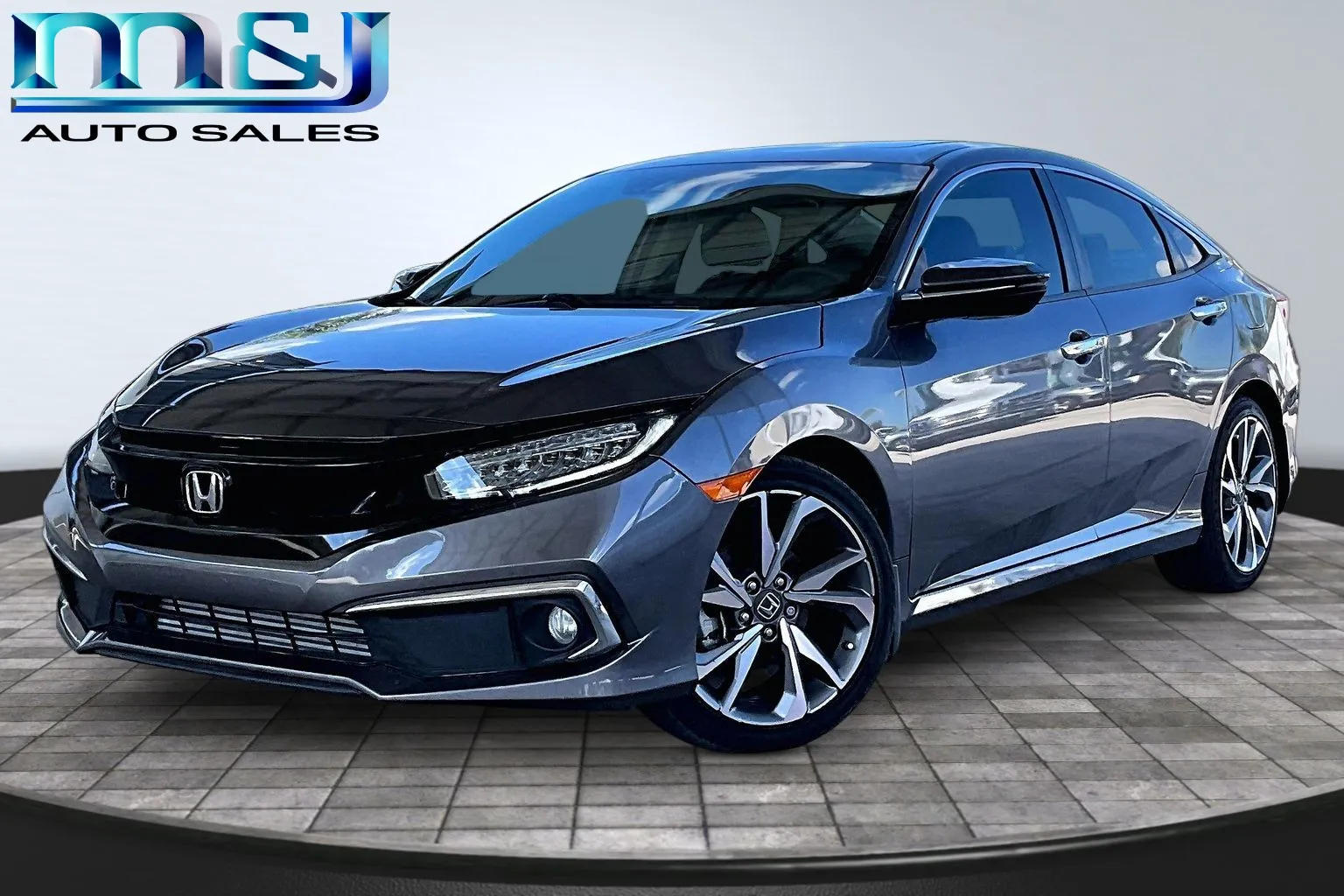 Gray 2019 Honda Civic Touring for sale in Jacksonville, FL