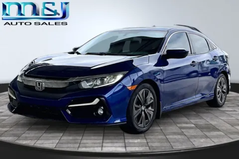 Blue 2017 Honda Civic EX for sale in Jacksonville, FL