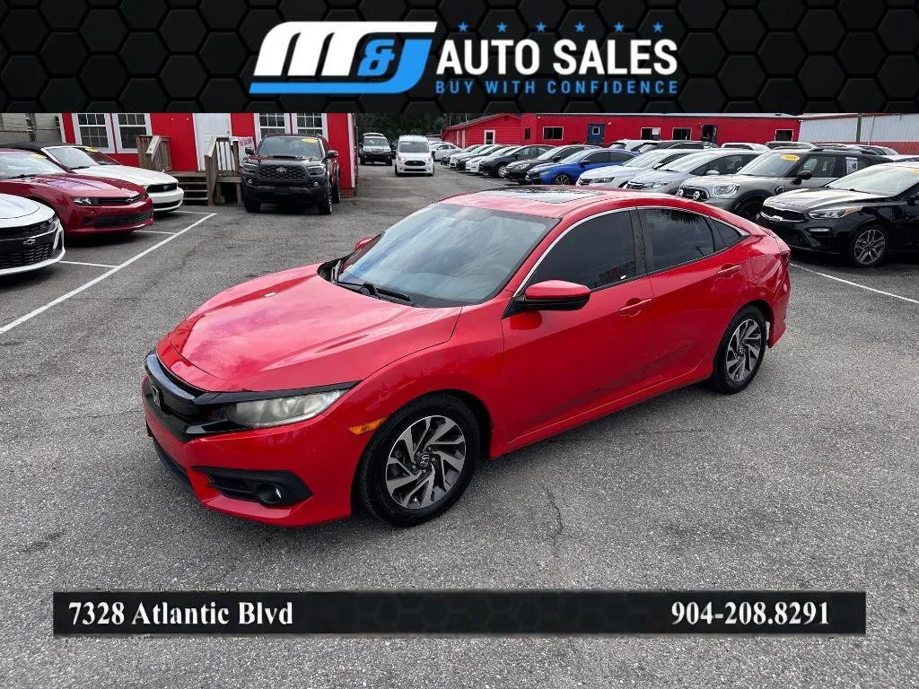 2016 Honda Civic Sedan EX for sale in Jacksonville, FL