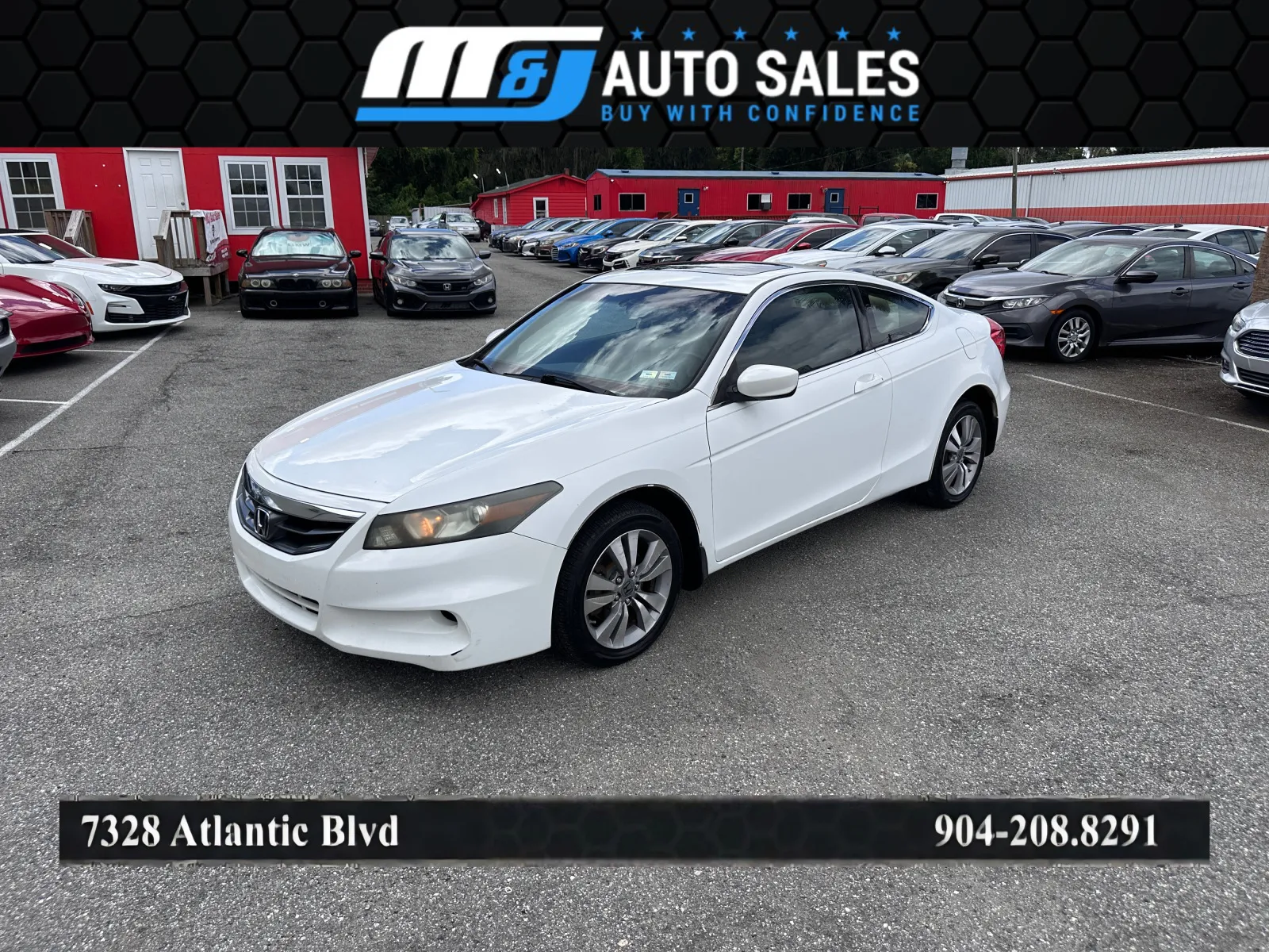 White 2011 Honda Accord for sale in Jacksonville, FL