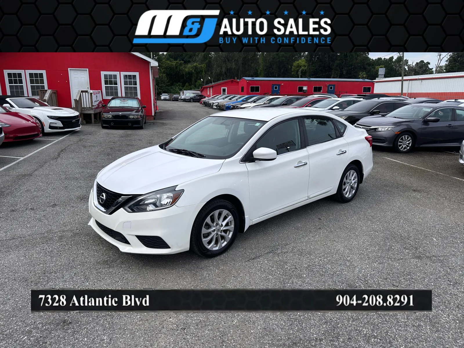 White 2019 Nissan Sentra for sale in Jacksonville, FL