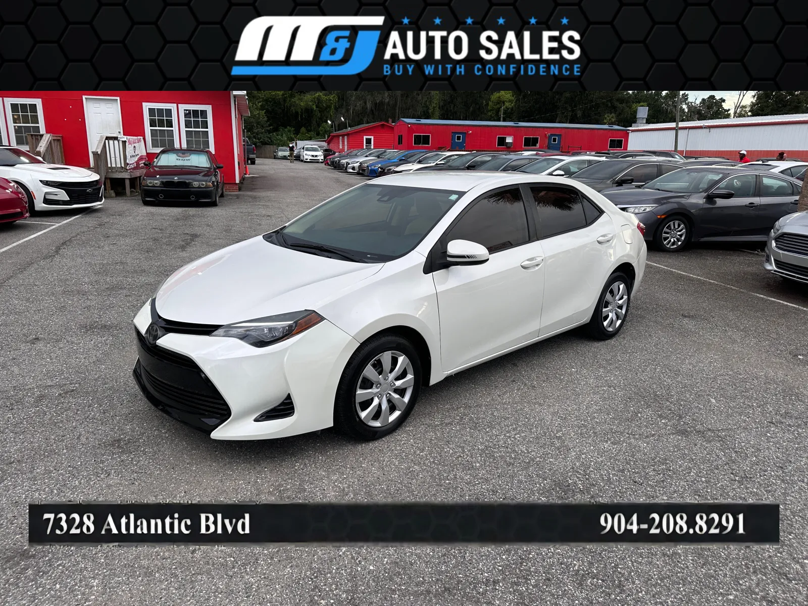 White 2018 Toyota Corolla for sale in Jacksonville, FL