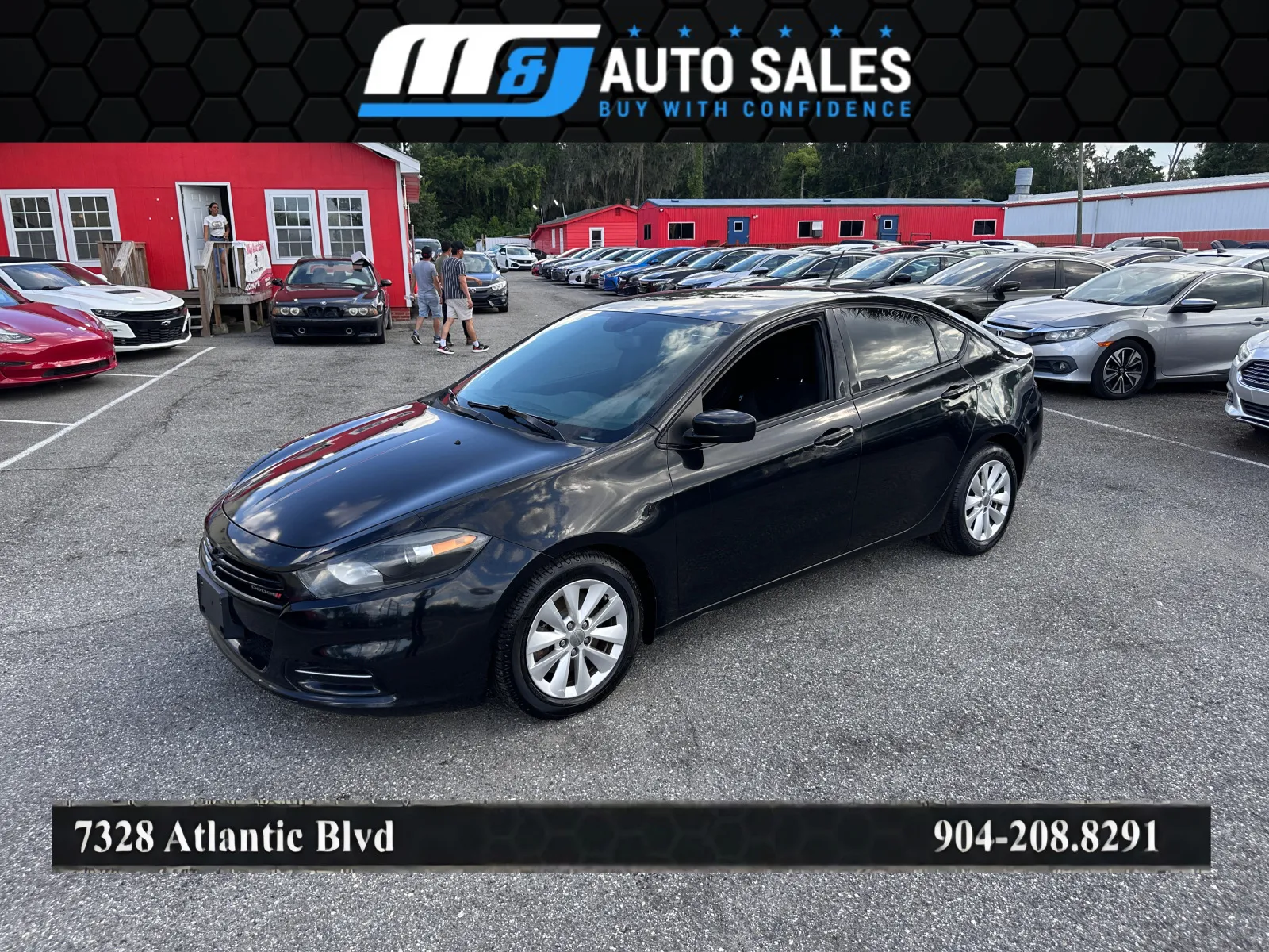 Black 2014 Dodge Dart SXT for sale in Jacksonville, FL