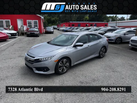 Silver 2016 Honda Civic EX-T for sale in Jacksonville, FL