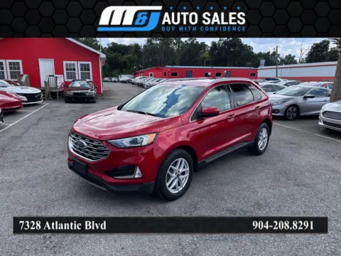 Red 2021 Ford Edge for sale in Jacksonville, FL