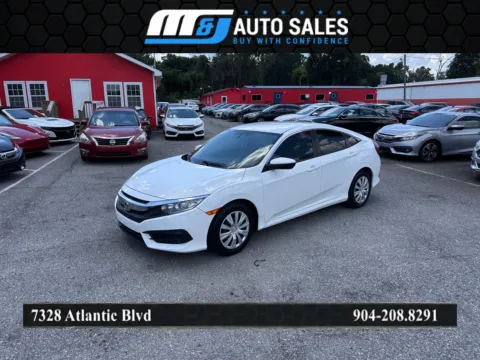 White 2018 Honda Civic LX for sale in Jacksonville, FL