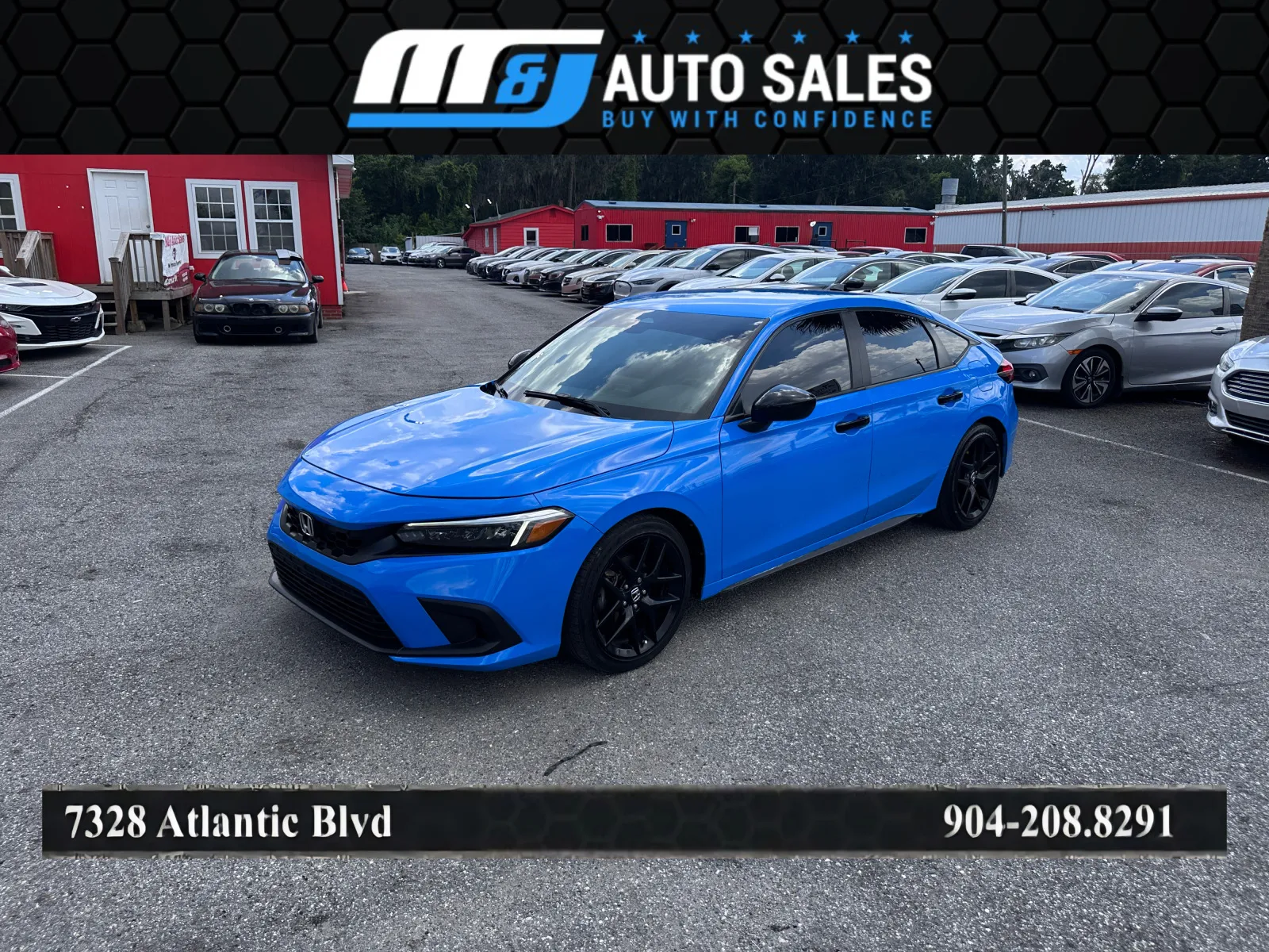 Blue 2024 Honda Civic Sport for sale in Jacksonville, FL