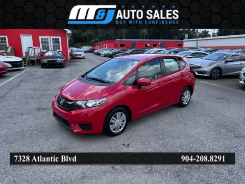 Red 2017 Honda Fit LX for sale in Jacksonville, FL