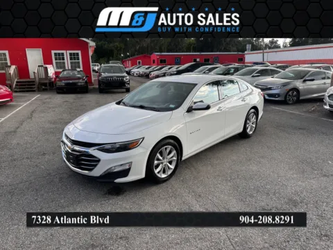 White 2023 Chevrolet Malibu LT for sale in Jacksonville, FL